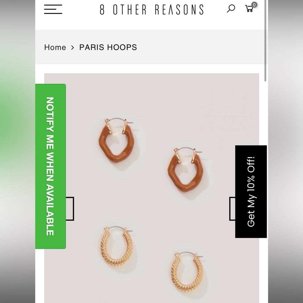 8 other reasons Earring set